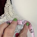 Vintage tangibles PATCHWORK vest western boho crochet tapestry women SIZE SMALL Black Photo 5