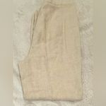 Talbots Bristol Women's Flax Beige Irish Linen Chino Pants Size 10 Photo 3