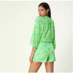 Hale Bob NWT  Womens Green Clover Top Size M Photo 1