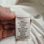 Elle  Bodycon Pencil Skirt Scalloped Hem White Sz XL Photo 5