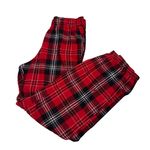 Victoria's Secret  Pajama Pants Red Plaid Jogger Lounge Bottoms Size Women's XS Photo 1