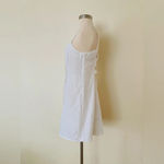 Urban Outfitters Button-Down Strappy Back Linen Dress White Size Small NWOT $59 Photo 5