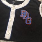 Urban Outfitters BDG crop mesh vest button open front top, size medium Photo 3