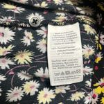 Madewell Top Sz S Yellow Floral Crop Wrap French Floral 3/4 Casual Cottagecore Photo 6