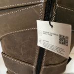 ZARA  Buckle Women’s US 6.5 Leather Knee High Boot Straps Brown Distressed Photo 7