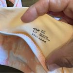 Aerie  Tie Dye Pink Tan Halter Bikini Top Swimsuit Swim Cute Small Photo 3