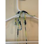 Aerie  Halter Mini Dress Women Medium Blue White Floral Spaghetti Straps Sundress Photo 5