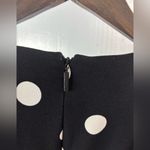 Karl Lagerfeld  6 Classic Wide Leg Belted Polka Dot Jumpsuit Black n White Photo 7