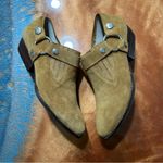 NWOT Bird of Flight Suede Western Booties size 6 tan Photo 2