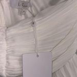 Lulus Maxi Dress White Tiered Size Medium New With Tags Photo 4