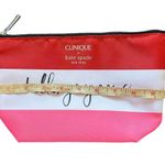 Clinique  x Kate Spade Hello Gorgeous Pink, Red, White Makeup Bag Photo 2