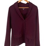 Lands' End Purple Sweatshirt Blazer Size L Photo 0