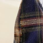 J&B Plaid Knit Mini Skirt Size 1 Navy/Green Blue Photo 8