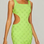 Lovers + Friends  In My Moment Mini Dress, Neon Green, Small Photo 0