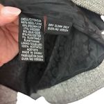 Dana Buchman  Blazer Sz 2 Gray Check Silver Metallic Business Office Jacket Photo 5