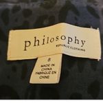Philosophy Republic Leopard Print Pull-On Pants - Size 8, Blue NWOT Photo 6