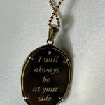 Gold Over 925 Ster Silver Guardian Angel Necklace 18” Photo 4