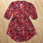 Torrid NWT Plus 1 1X 14 16 Pink Plum Floral Shirtdress Dress NEW Photo 2