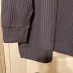 Zenana Outfitters New gray waffle thermal tunic top, size 1X Photo 2