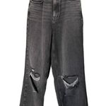 PacSun  Jeans Highrise 90s Boyfriend Straight Distressed Gray Rip Women’s Size 26 Photo 4