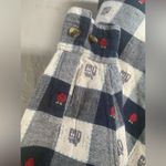 Krazy Kat Sz 14/16 Button Up Shirt Plaid w/ Schoolhouses & Apples Teacher Shirt Photo 12