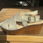 sbicca  Daytona gold metallic platform Wedge Sandals 8 nib Photo 6