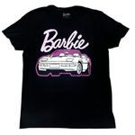 Barbie Convertible Dream Car Graphic Black T Shirt Size Small Barbiecore Fandom Photo 0