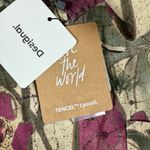 Desigual  Floral Print Button Down‎ Short Sleeve Shirt Top Blouse XL Tropical Photo 3