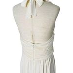 Max and Cleo Cream Halter Maxi Dress Photo 7