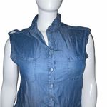 Alison Andrews Sleeveless Denim Jumpsuit Photo 4