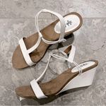 Style & Co . Mulan Wedge Sandals, White Snake Size 10M New w/o Box Photo 1