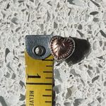 Coleman Black His Gold Sterling Silver 925 12k Pendant Heart Leaf CCO Reversible Photo 4