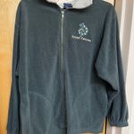 Tipsy Unisex Grand Canyon Zip Up Jacket Green and Cream Size M Photo 0