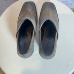 Born Brown Leather Slip On Mule Clog Shoes Women's 7 Photo 4