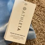 Athleta velvet cut out crop. S Photo 2