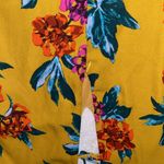 Everly dress floral print long bell style sleeves keyhole opening lined size Med Photo 9