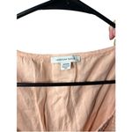 American Eagle  Womens Top Blouse Crop Peach Lace Long Sleeve M‎ Photo 4