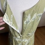 3/$30 Aloha Hut Hawaii Dress Womens Large Green Leaf Print V Neck Sleeveless Photo 6