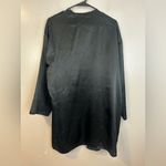 Victoria's Secret Vintage Victoria Secret Black Satin lace Gold Label Robe One Size Photo 7