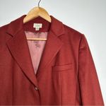 L.L.Bean Wool Cashmere Two Button Blazer Size 12 Photo 1