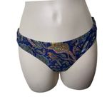 J.Crew  Jungle Leopard Print Two Piece Swimsuit Blue Womens S Photo 3