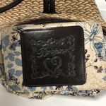 Brighton  Woven Textile‎ Body Leather Trim & Shoulder Strap Casual Bag *read Photo 7