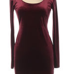 Garage Velvet Long Sleeve Dress Photo 0