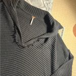 Free People Black V-Neck Sweater Photo 1
