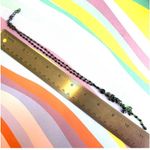 Blue and black beaded Y necklace Photo 7