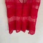 Victoria's Secret Victoria Secret Red Sheer Mini Slip Dress Size Small  Photo 5