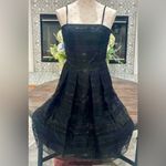 White House | Black Market Ribbon Stripe Strapless Cocktail Dress - Sz 8 - EUC Photo 5