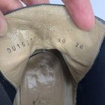 Salvatore Ferragamo  Sz 10 AA Ankle Heeled Boots Black Leather Pull On Almond Toe Photo 6