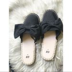 H&M ✨HP✨ Black Mules with Bow✨ Photo 3