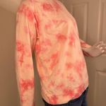 Lucky Brand  Sweater Womens M Pink White Tie Dye Sweatshirt Crew Neck Pullover. Photo 1